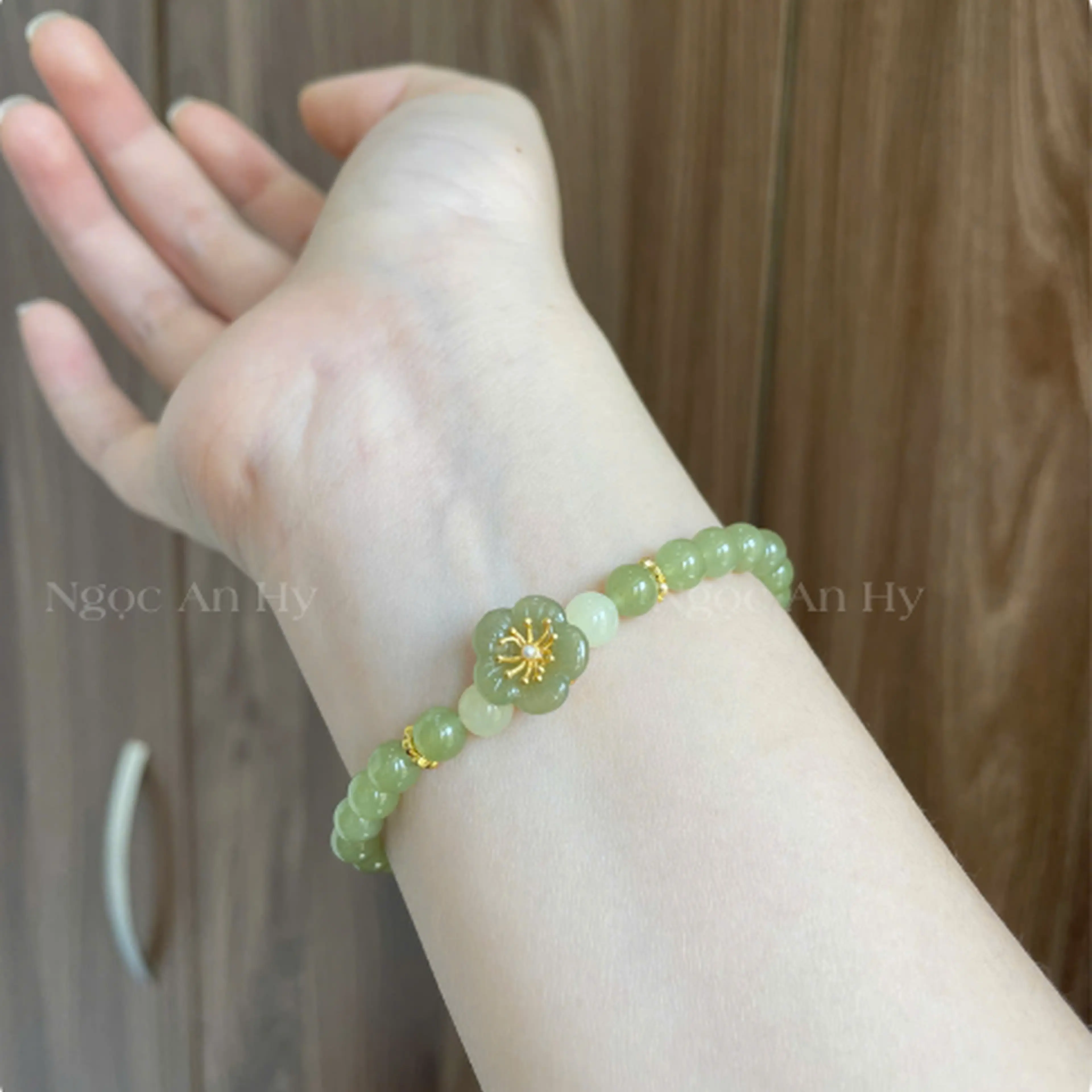 Hoa Mai Ngũ Phúc – Bản hoa nổi ánh vàng, ảnh 1